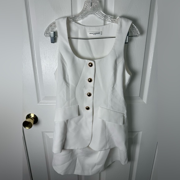 Amanda Uprichard Kya Romper in White M - Picture 2 of 11